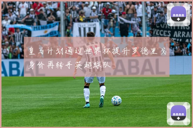 皇马计划通过世界杯提升罗德里戈身价再转手英超球队